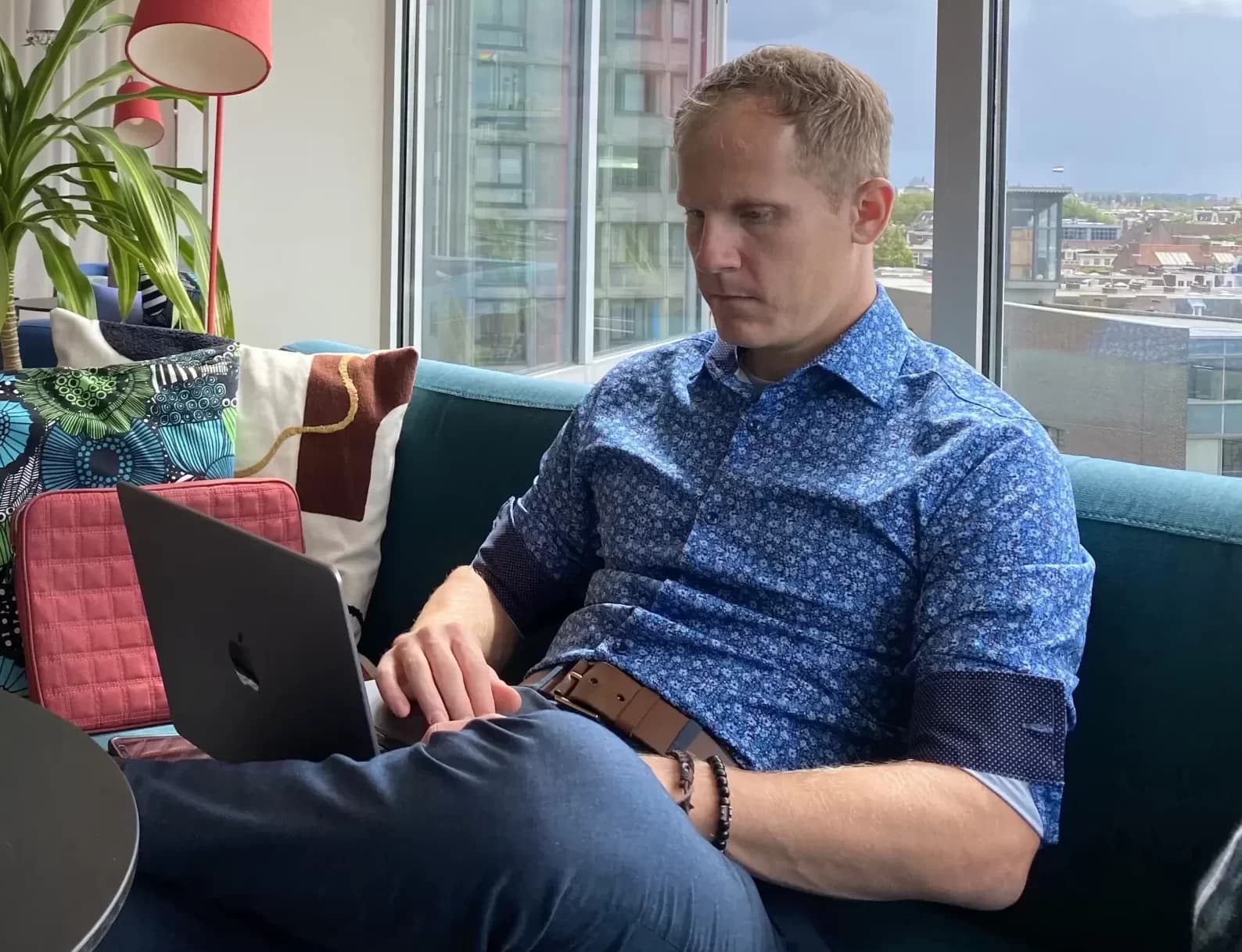 Andrew Johnson working